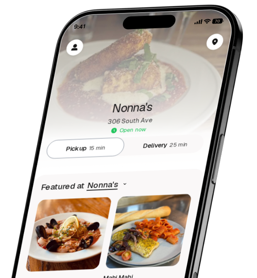 Nonna's app preview