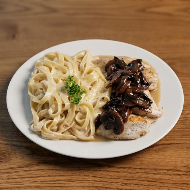 Chicken Marsala.